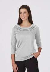 City Collection Ladies Eva Knit 3/4 Sleeve Top  | 2226 